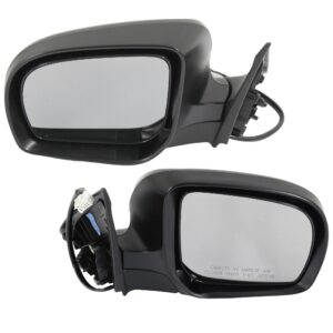 Driver and Passenger Side Mirrors, Power Adjust, Manual Folding, Heated, Paintable, No Signal Light, No Memory, No Puddle Light, No Auto-Dimming, No Blind Spot Feature