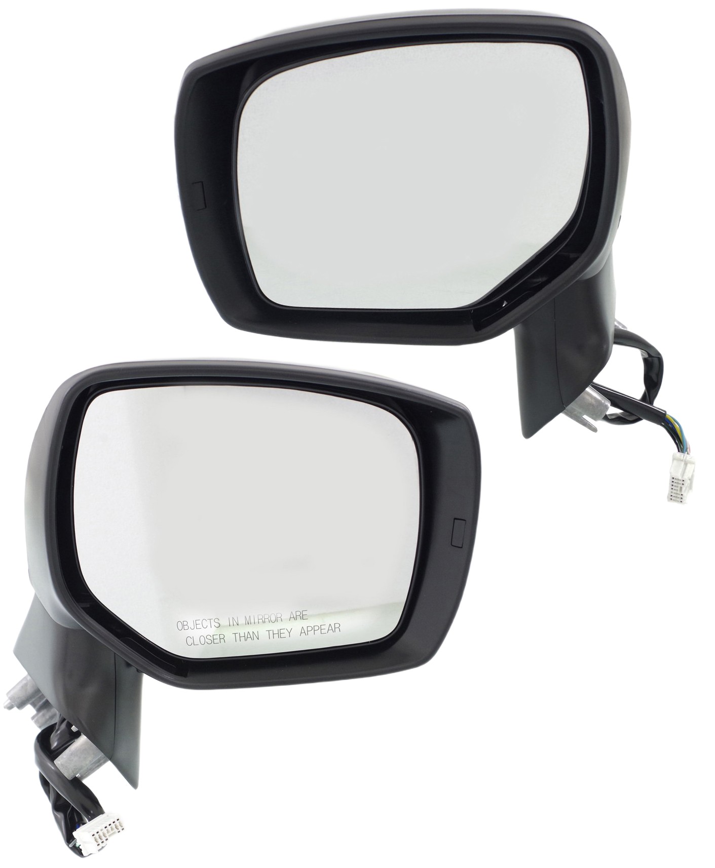 Driver and Passenger Side Mirrors, Power Adjust, Manual Folding, Heated, Paintable, In-housing Signal Light, No Memory, No Puddle Light, No Auto-Dimming, No Blind Spot Feature