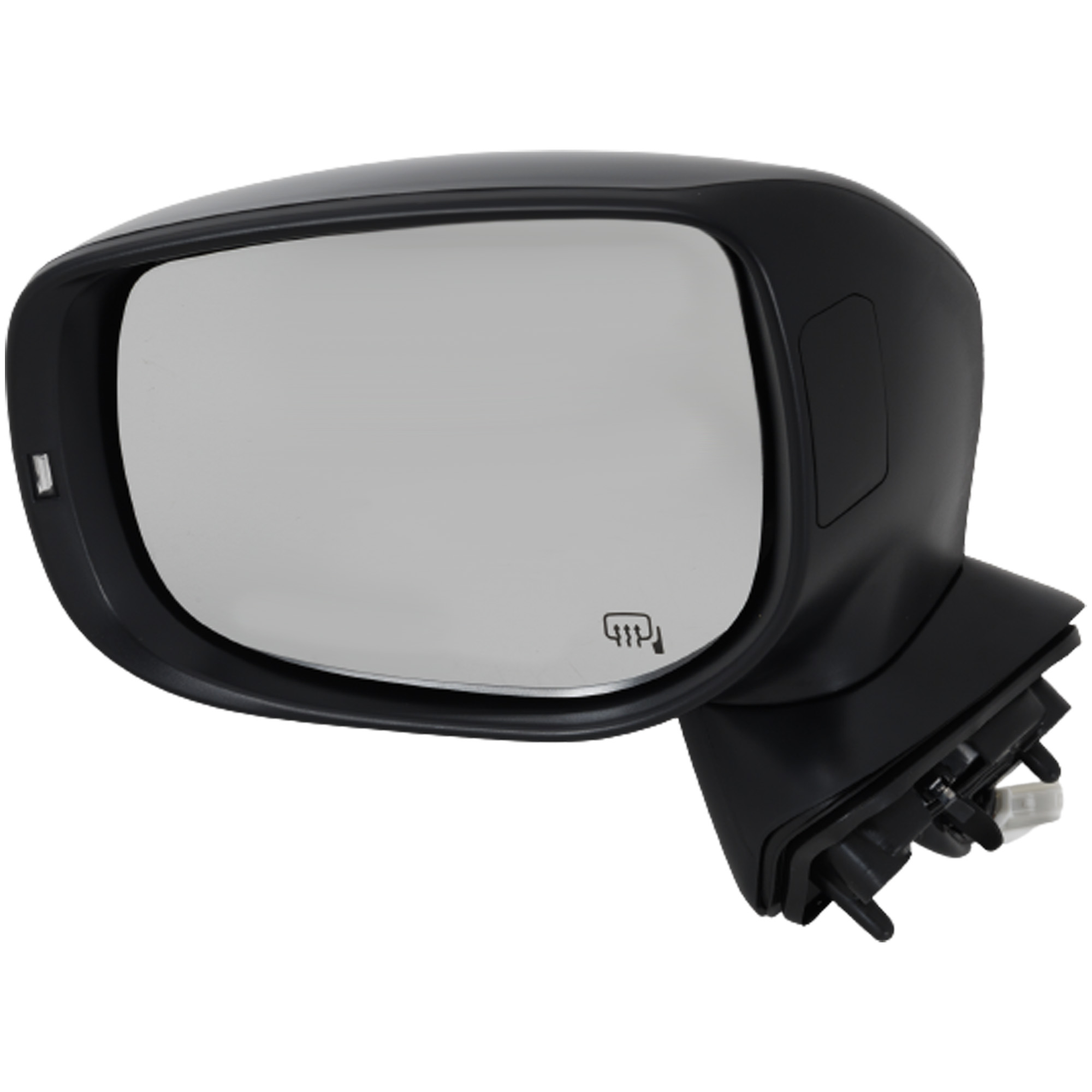 Driver and Passenger Side Mirrors, Power Adjust, Manual Folding, Heated, Paintable, In-housing Signal Light, No Memory, No Puddle Light, No Auto-Dimming, No Blind Spot Feature