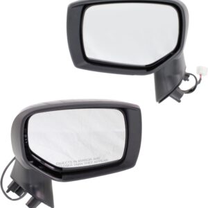 Driver and Passenger Side Mirrors, Power Adjust, Manual Folding, Non-Heated, Paintable, No Signal Light, No Memory, No Puddle Light, No Auto-Dimming, No Blind Spot Feature