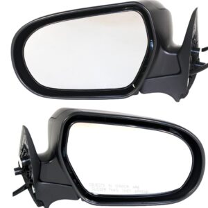 Driver and Passenger Side Mirrors, Power Adjust, Manual Folding, Non-Heated, Paintable, No Signal Light, No Memory, No Puddle Light, No Auto-Dimming, No Blind Spot Feature