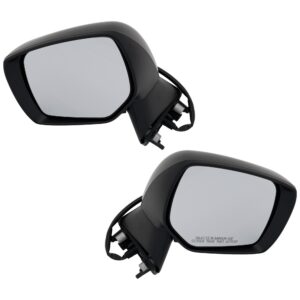 Driver and Passenger Side Mirrors, Power Adjust, Manual Folding, Non-Heated, Paintable, No Signal Light, No Memory, No Puddle Light, No Auto-Dimming, No Blind Spot Feature