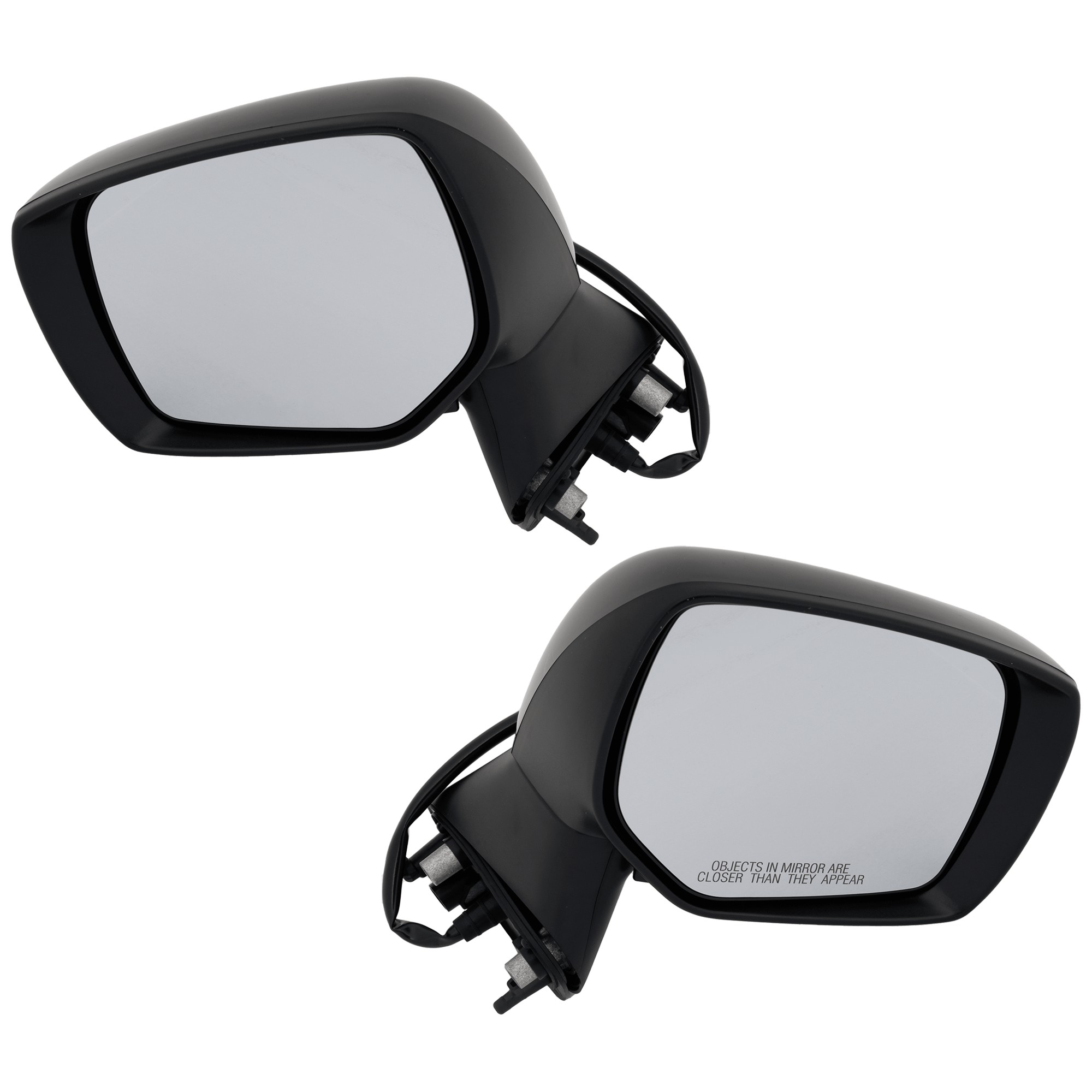 Driver and Passenger Side Mirrors, Power Adjust, Manual Folding, Non-Heated, Paintable, No Signal Light, No Memory, No Puddle Light, No Auto-Dimming, No Blind Spot Feature