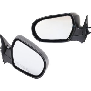 Driver and Passenger Side Mirrors, Power Adjust, Manual Folding, Non-Heated, Paintable, No Signal Light, No Memory, No Puddle Light, No Auto-Dimming, No Blind Spot Feature