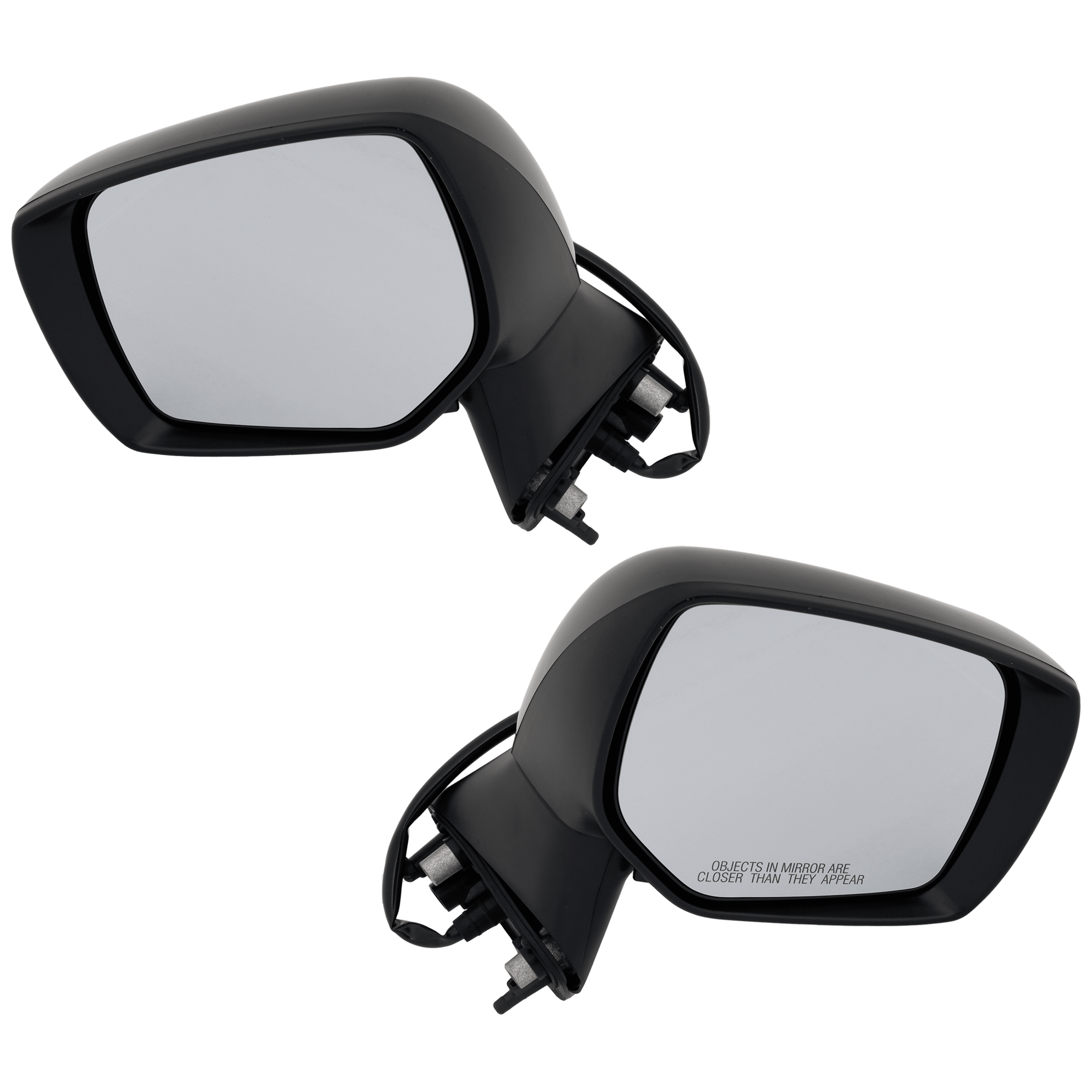 Driver and Passenger Side Mirrors, Power Adjust, Manual Folding, Non-Heated, Paintable, No Signal Light, No Memory, No Puddle Light, No Auto-Dimming, No Blind Spot Feature