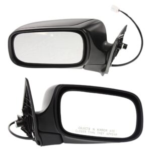 Driver and Passenger Side Mirrors, Power Adjust, Manual Folding, Non-Heated, Textured Black, No Signal Light, No Memory, No Puddle Light, No Auto-Dimming, No Blind Spot Feature