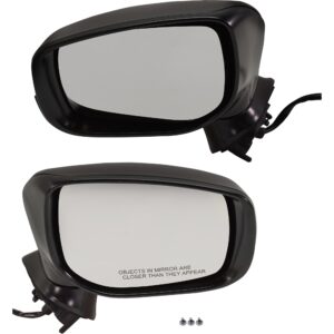Driver and Passenger Side Mirrors, Power Adjust, Manual Folding, Non-Heated, Paintable, No Signal Light, No Memory, No Puddle Light, No Auto-Dimming, No Blind Spot Feature