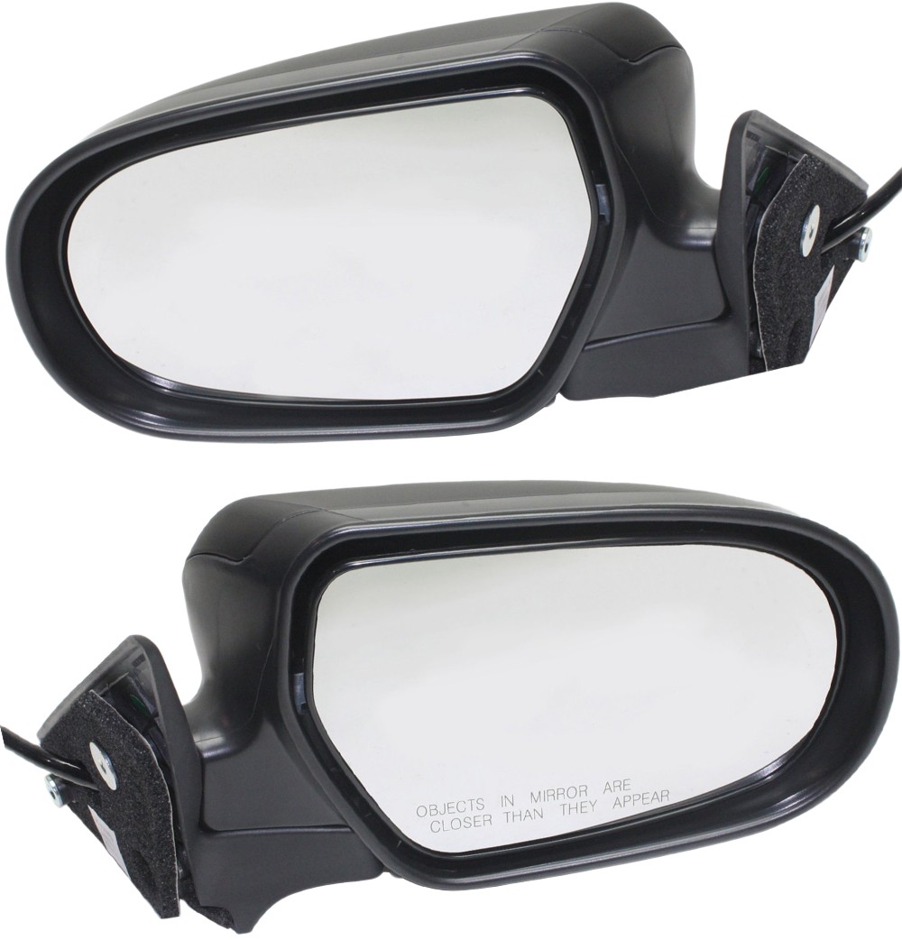 Driver and Passenger Side Mirrors, Power Adjust, Manual Folding, Non-Heated, Paintable, No Signal Light, No Memory, No Puddle Light, No Auto-Dimming, No Blind Spot Feature