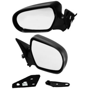 Driver and Passenger Side Mirrors, Power Adjust, Manual Folding, Non-Heated, Paintable, No Signal Light, No Memory, No Puddle Light, No Auto-Dimming, No Blind Spot Feature