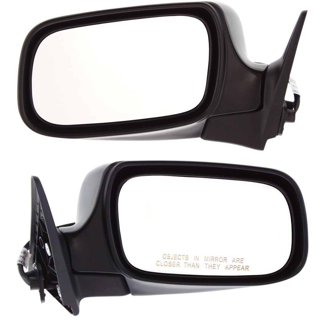 Driver and Passenger Side Mirrors, Power Adjust, Manual Folding, Non-Heated, Paintable, No Signal Light, No Memory, No Puddle Light, No Auto-Dimming, No Blind Spot Feature