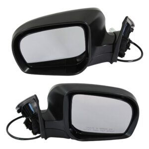 Driver and Passenger Side Mirrors, Power Adjust, Manual Folding, Non-Heated, Paintable, No Signal Light, No Memory, No Puddle Light, No Auto-Dimming, No Blind Spot Feature