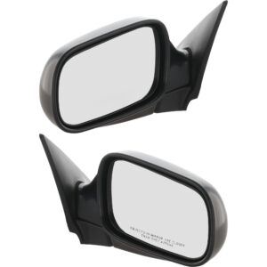 Driver and Passenger Side Mirrors, Power Adjust, Manual Folding, Non-Heated, Paintable, No Signal Light, No Memory, No Puddle Light, No Auto-Dimming, No Blind Spot Feature