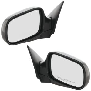 Driver and Passenger Side Mirrors, Power Adjust, Manual Folding, Non-Heated, Paintable, No Signal Light, No Memory, No Puddle Light, No Auto-Dimming, No Blind Spot Feature