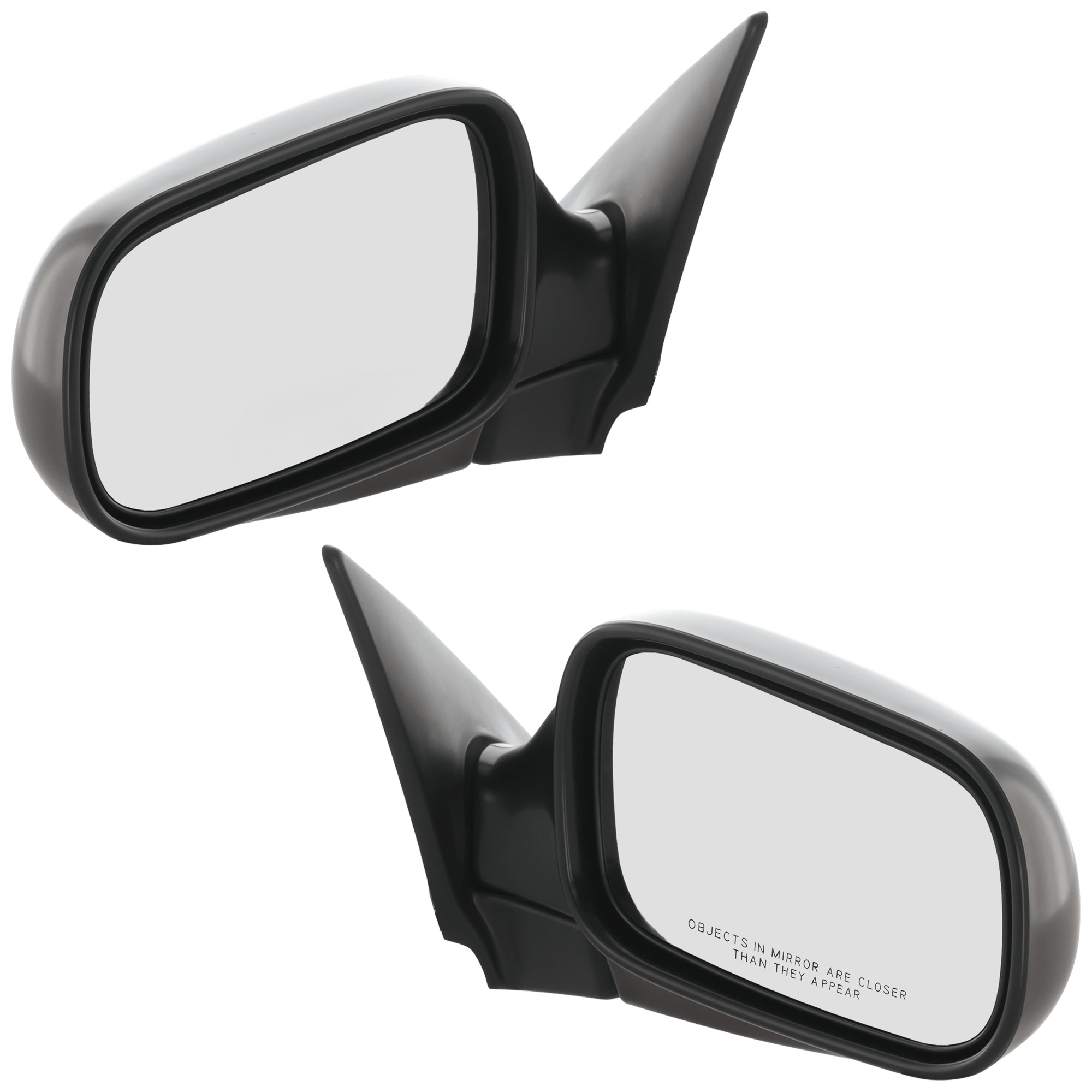 Driver and Passenger Side Mirrors, Power Adjust, Manual Folding, Non-Heated, Paintable, No Signal Light, No Memory, No Puddle Light, No Auto-Dimming, No Blind Spot Feature
