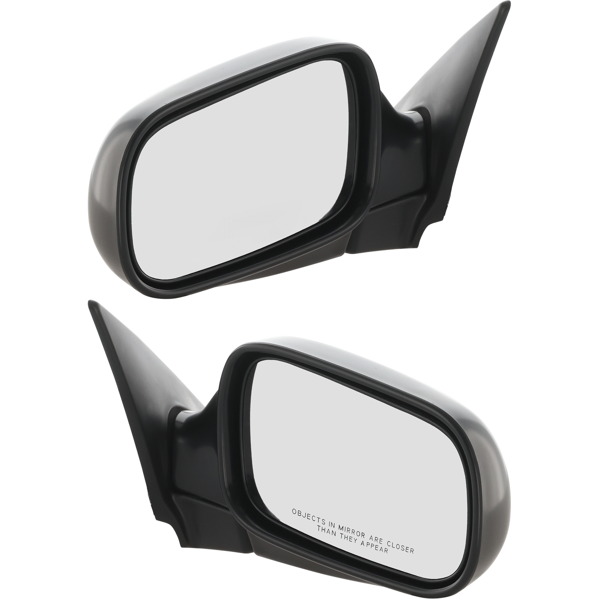 Driver and Passenger Side Mirrors, Power Adjust, Manual Folding, Non-Heated, Paintable, No Signal Light, No Memory, No Puddle Light, No Auto-Dimming, No Blind Spot Feature