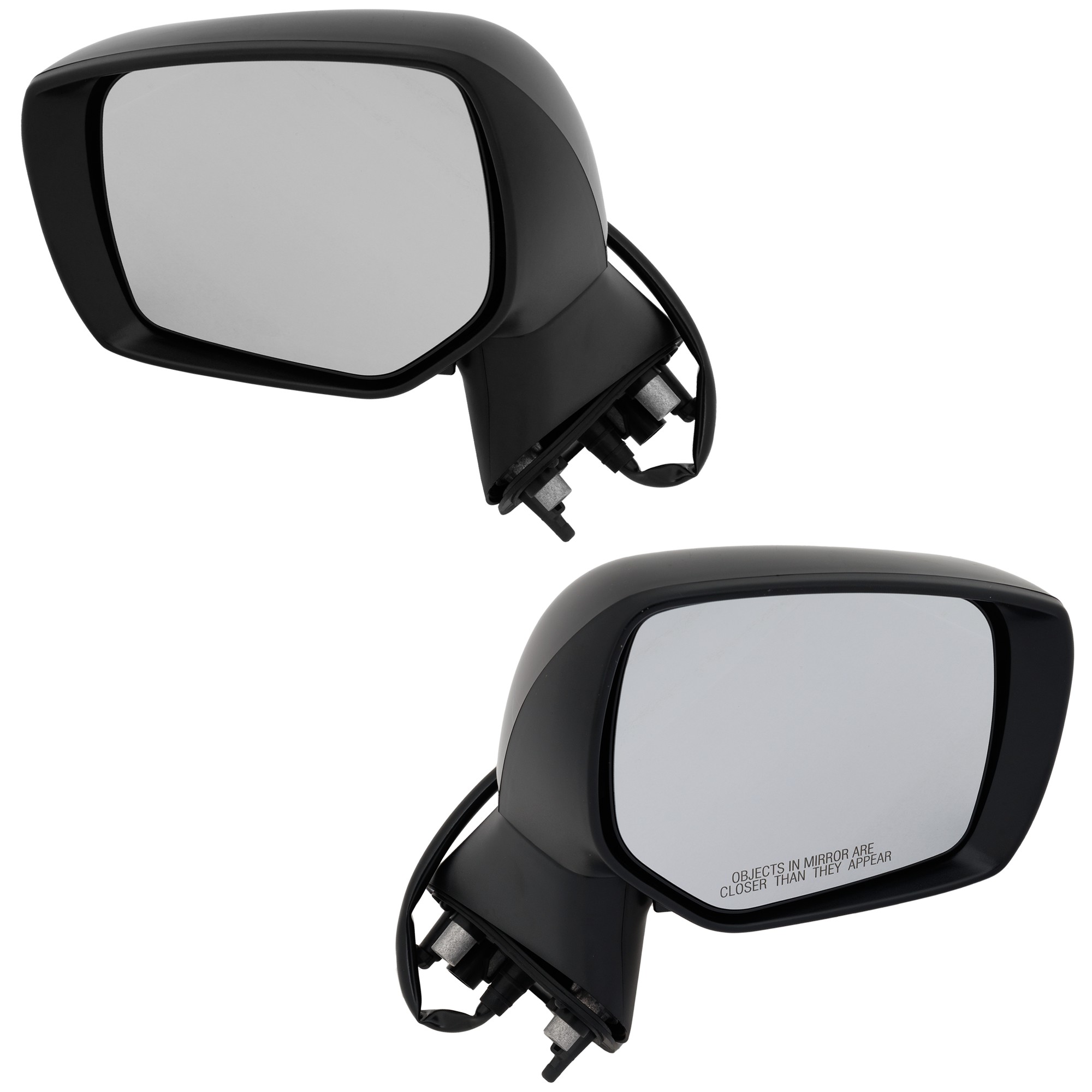 Driver and Passenger Side Mirrors, Power Adjust, Manual Folding, Non-Heated, Paintable, No Signal Light, No Memory, No Puddle Light, No Auto-Dimming, No Blind Spot Feature