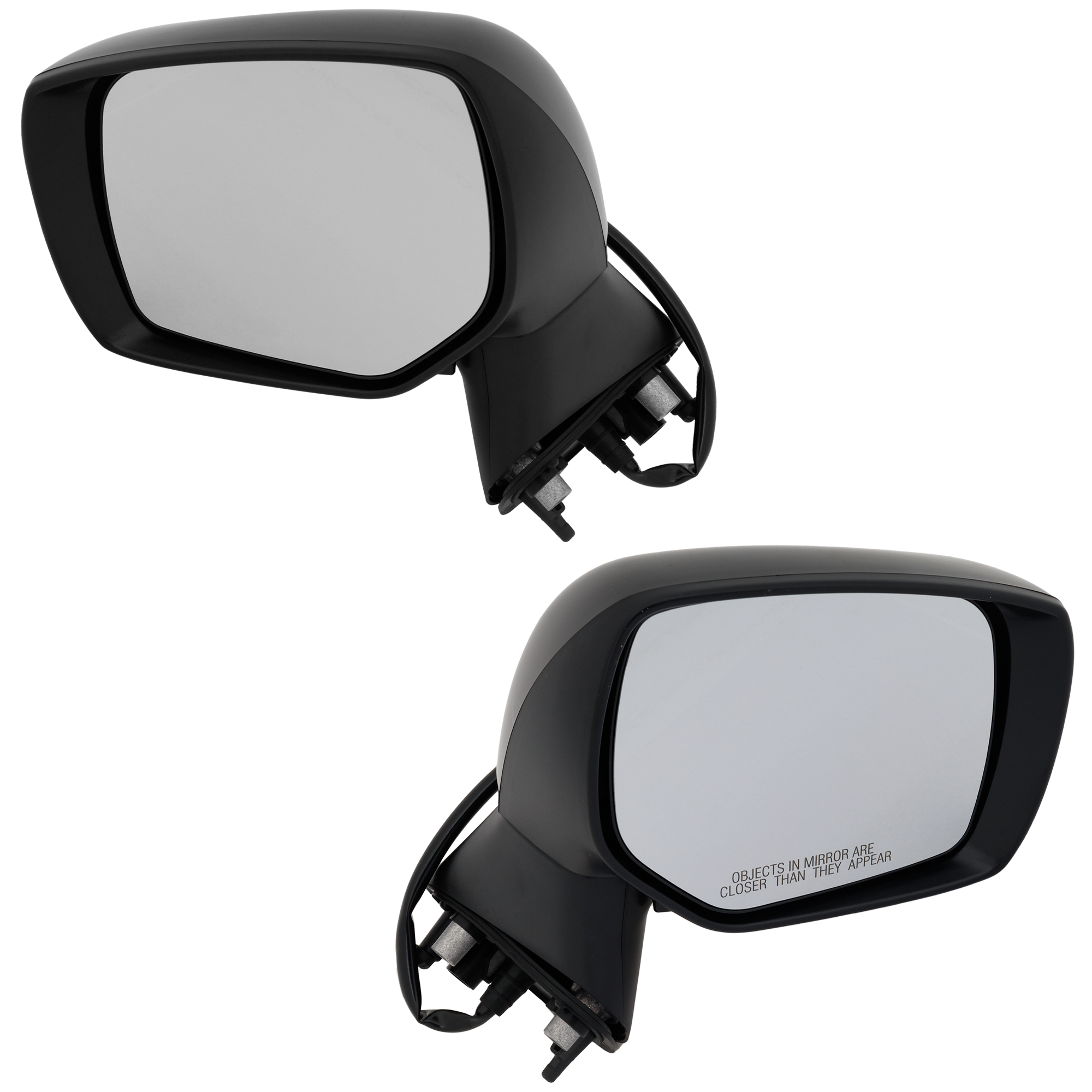 Driver and Passenger Side Mirrors, Power Adjust, Manual Folding, Non-Heated, Paintable, No Signal Light, No Memory, No Puddle Light, No Auto-Dimming, No Blind Spot Feature