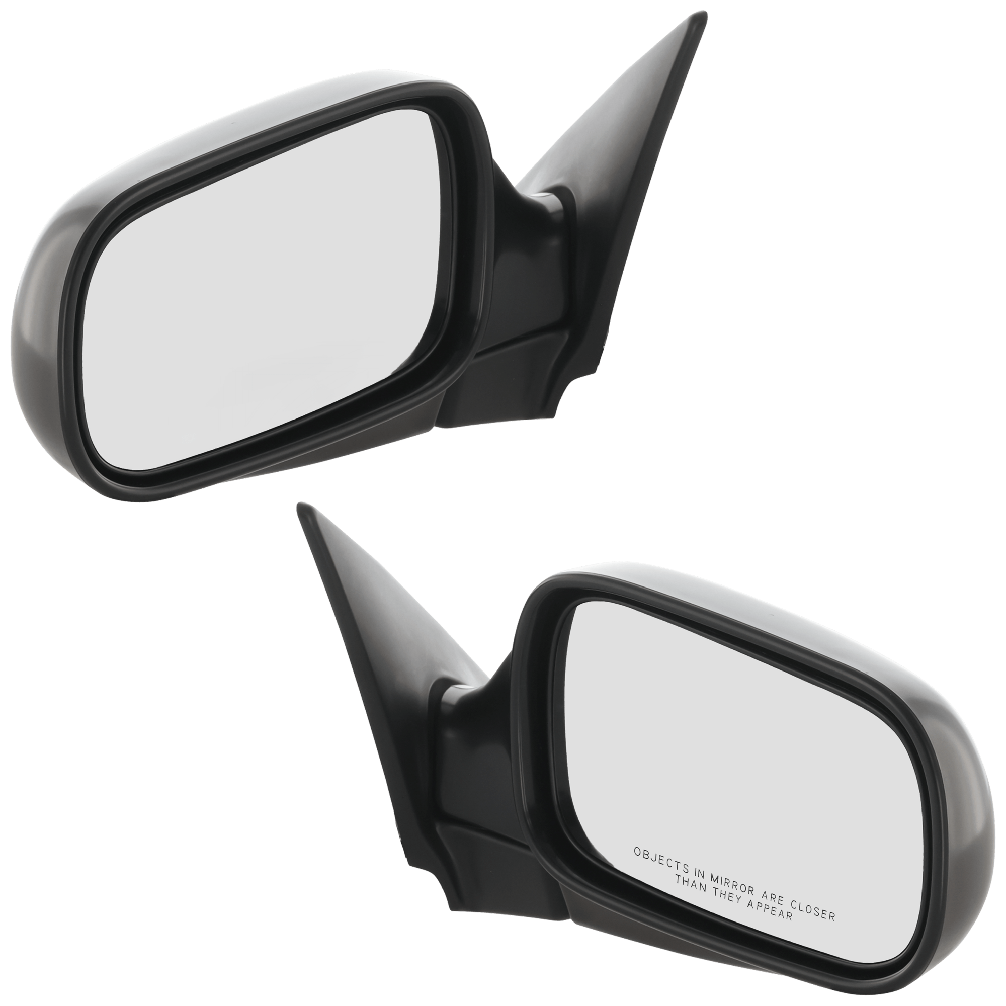 Driver and Passenger Side Mirrors, Power Adjust, Manual Folding, Non-Heated, Paintable, No Signal Light, No Memory, No Puddle Light, No Auto-Dimming, No Blind Spot Feature