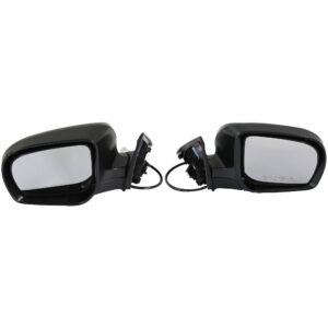 Driver and Passenger Side Mirrors, Power Adjust, Manual Folding, Non-Heated, Paintable, No Signal Light, No Memory, No Puddle Light, No Auto-Dimming, No Blind Spot Feature
