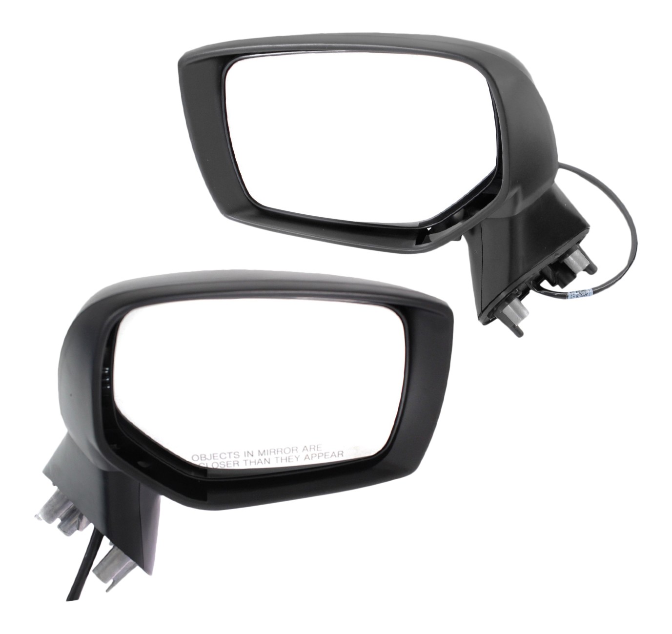Driver and Passenger Side Mirrors, Power Adjust, Manual Folding, Non-Heated, Paintable, No Signal Light, No Memory, No Puddle Light, No Auto-Dimming, No Blind Spot Feature