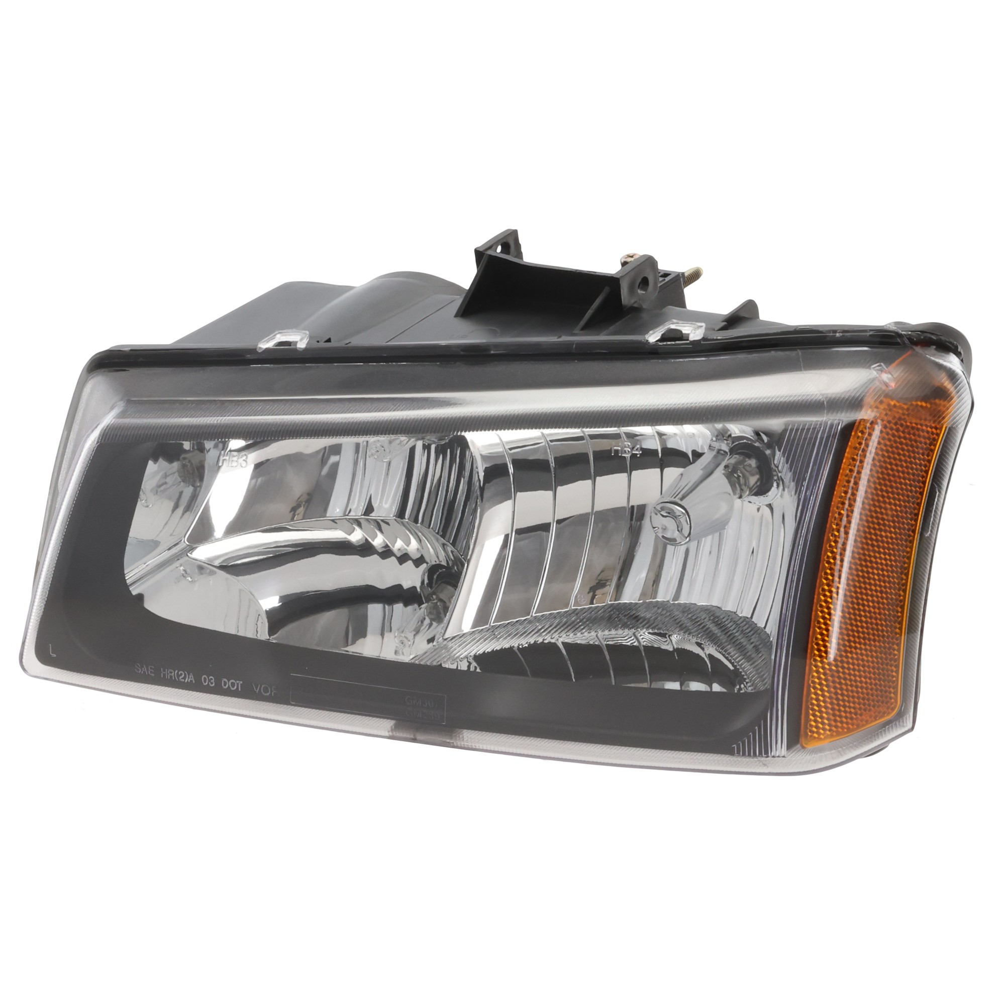 Driver Side Halogen Headlight, With bulb(s), OE Replacement, Clear Lens, with Smooth Reflector