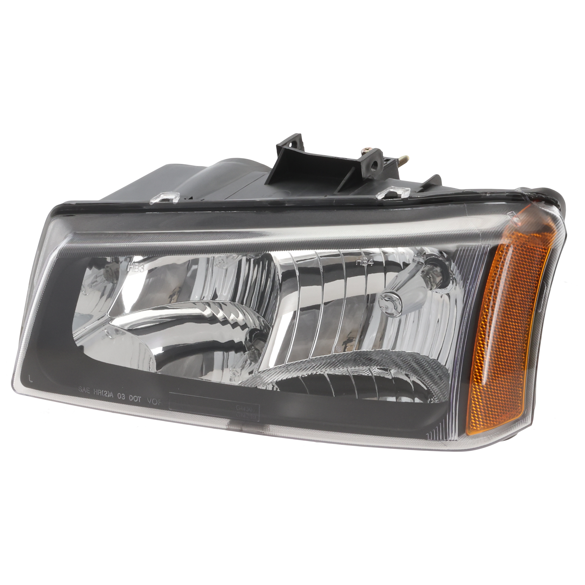 Driver Side Halogen Headlight, With bulb(s), OE Replacement, Clear Lens, with Smooth Reflector