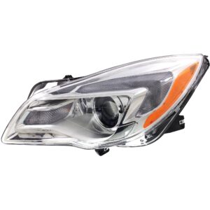 Driver Side Headlight, with Bulb, Halogen, Clear Lens