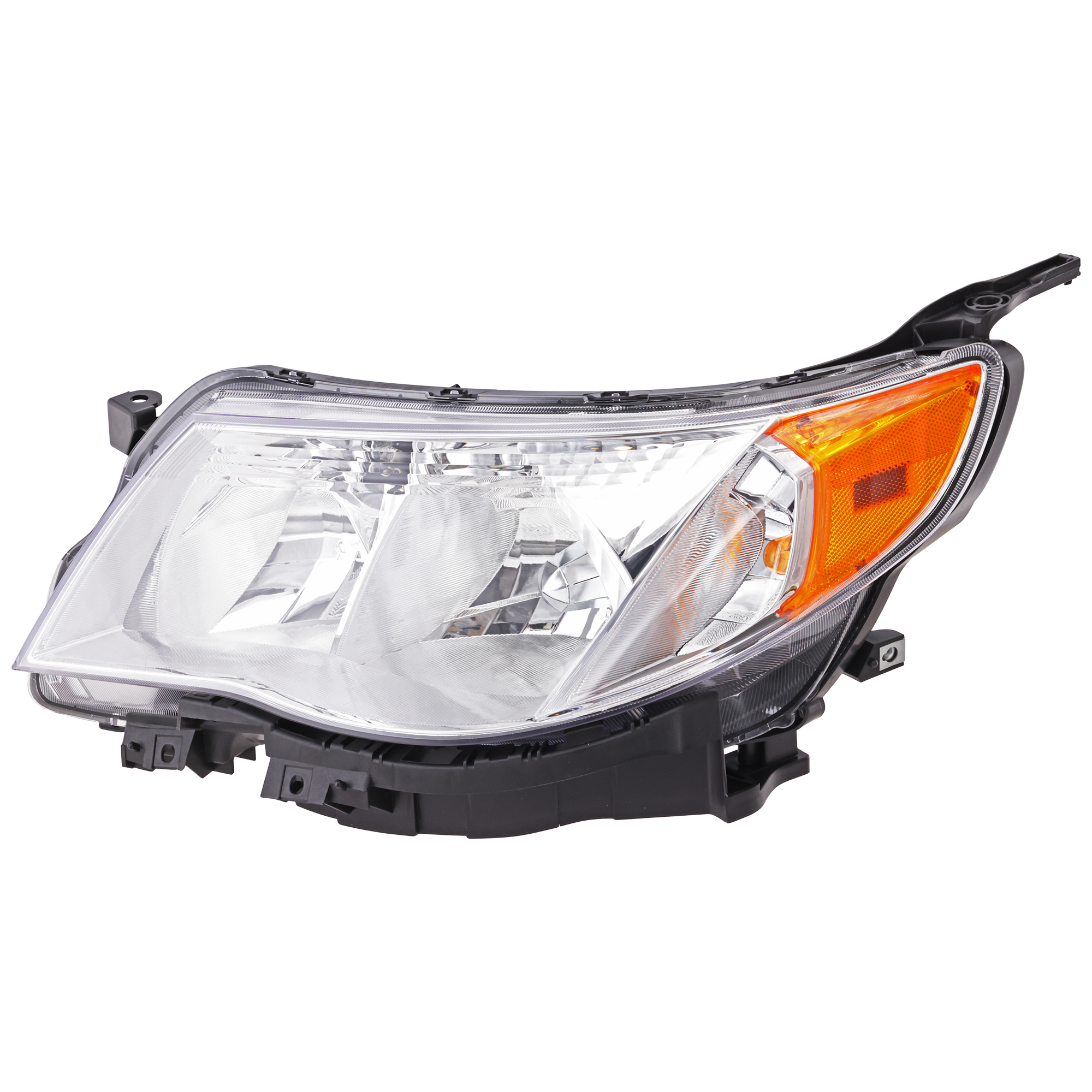 Driver Side Headlight, with Bulb, Halogen, Clear Lens, 4 Cyl., 2.5L Engine, CAPA Certified