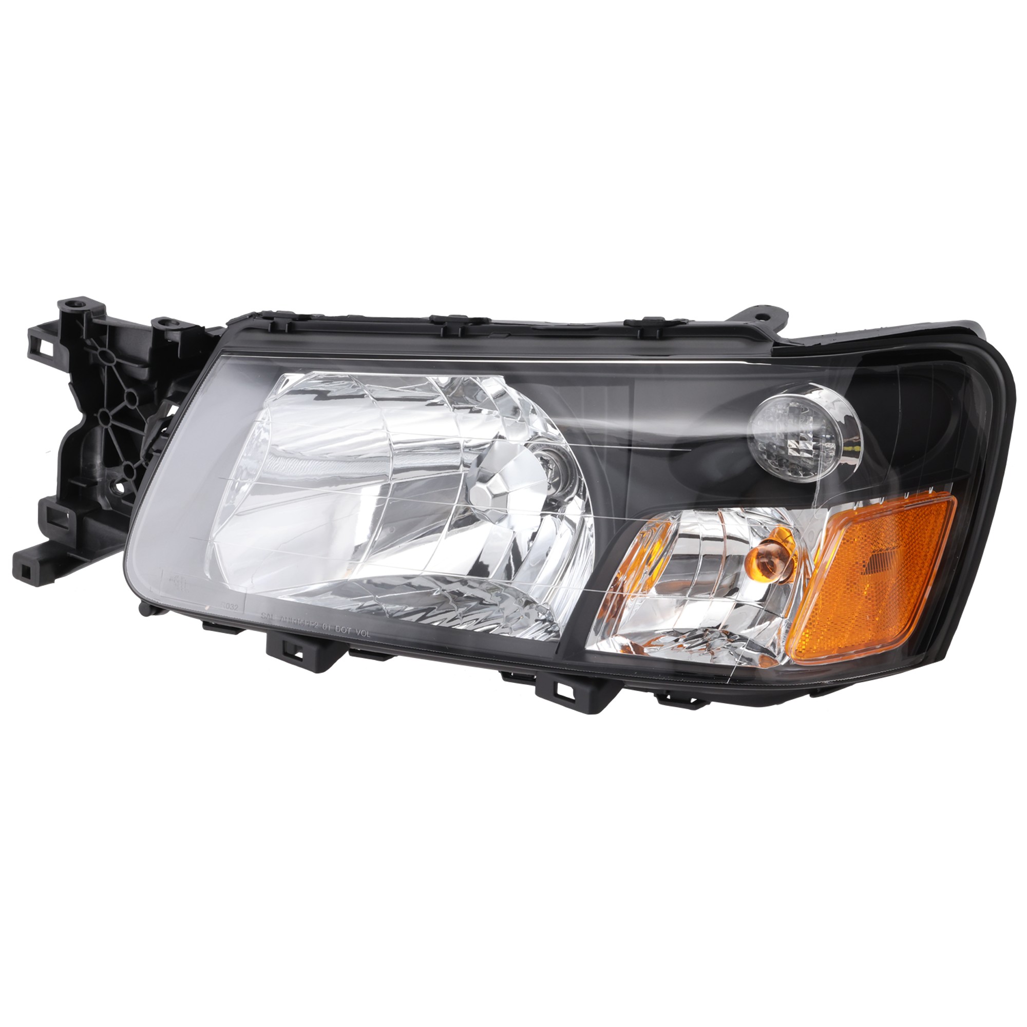 Driver Side Headlight, with Bulb, Halogen, Clear Lens, 4 Cyl., 2.5L Engine