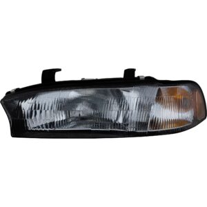 Driver Side Headlight, with Bulb, Halogen, Clear Lens