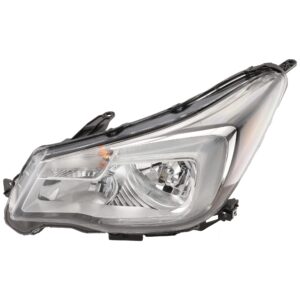 Driver Side Headlight, with Bulb, Halogen, Clear Lens, CAPA Certified