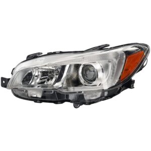 Driver Side Headlight, with Bulb, Halogen, Clear Lens, CAPA Certified