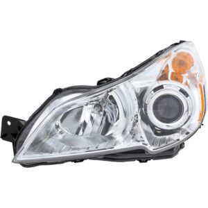 Driver Side Headlight, with Bulb, Halogen, Clear Lens, CAPA Certified