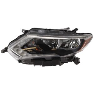 Driver Side Headlight, with Bulb, Halogen, USA Built Vehicle, Except SL Hybrid