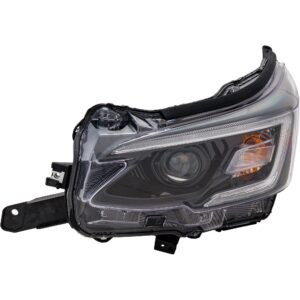 Driver Side Headlight, with Bulb, LED, Base/Sport/Premium/Onyx Edition XT Models, For Models Without LED Steering Responsive Headlights (SRH), CAPA Certified