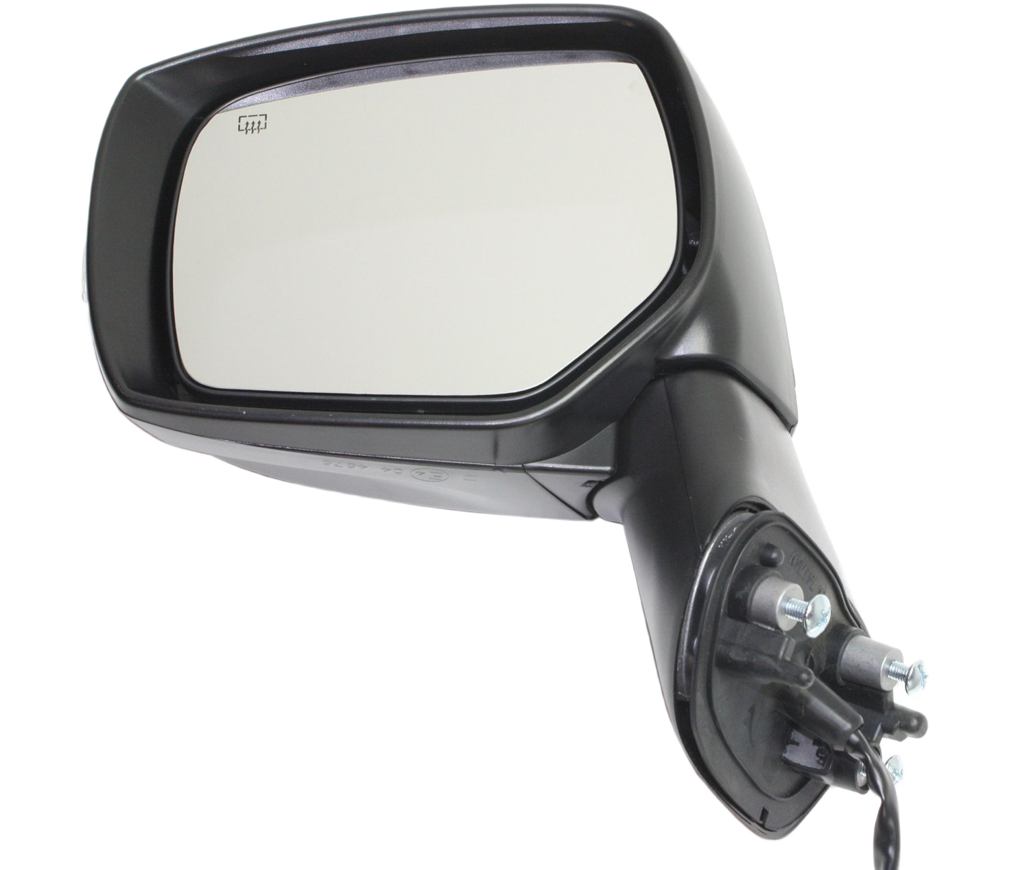 Driver Side Mirror, Power Adjust, Heated, Manual Folding, Paintable, In-housing Signal Light, No Memory, No Puddle Light, No Auto-Dim, No Blind Spot Feature