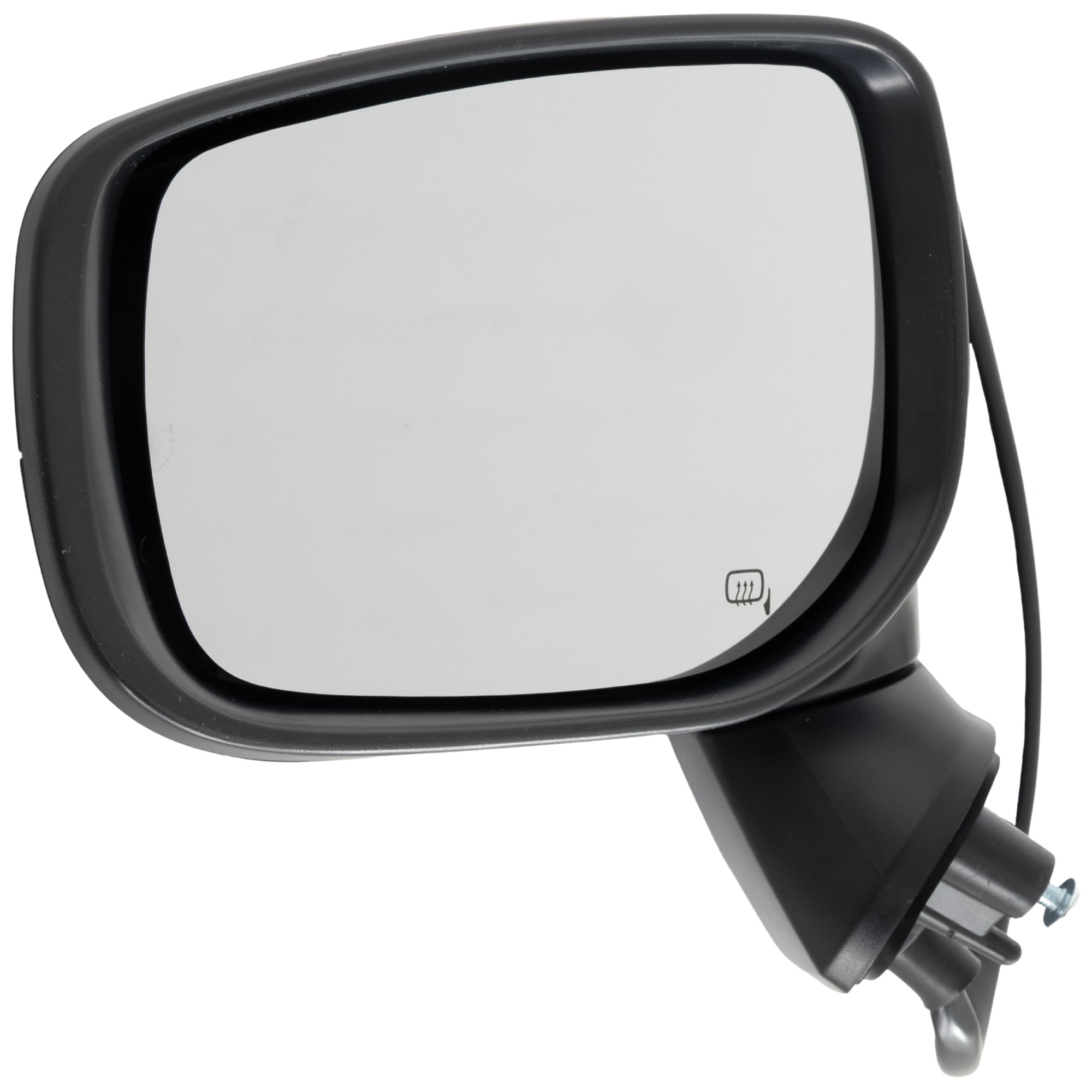 Driver Side Mirror, Power Adjust, Heated, Manual Folding, Paintable, No Signal Light, No Memory, No Puddle Light, No Auto-Dim, With Blind Spot Light in Housing