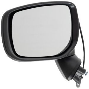 Driver Side Mirror, Power Adjust, Heated, Manual Folding, Paintable, No Signal Light, No Memory, No Puddle Light, No Auto-Dim, No Blind Spot Feature
