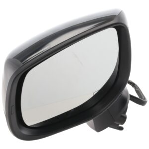 Driver Side Mirror, Power Adjust, Heated, Manual Folding, Paintable, No Signal Light, No Memory, No Puddle Light, No Auto-Dim, No Blind Spot Feature