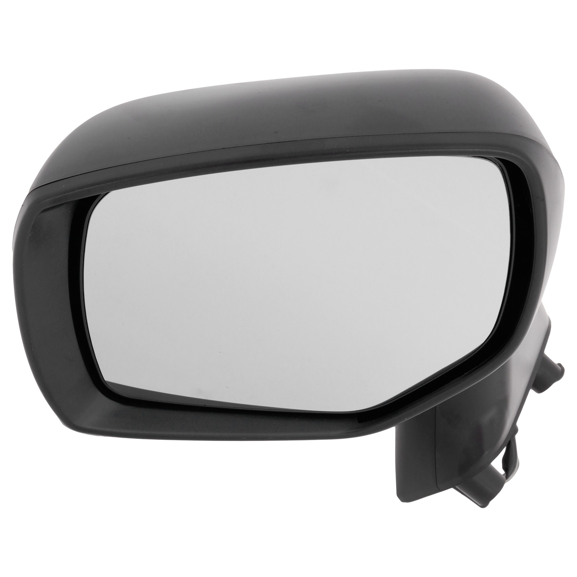 Driver Side Mirror, Power Adjust, Heated, Manual Folding, Textured Black, No Signal Light, No Memory, No Puddle Light, No Auto-Dimming, No Blind Spot Feature