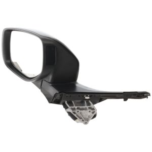 Driver Side Mirror, Power Adjust, Manual Folding, Heated, Chrome, In-Housing Signal Light, With Memory, No Puddle Light, No Auto-Dimming, No Blind Spot Feature