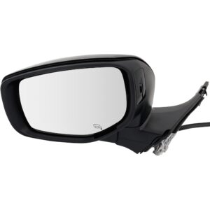 Driver Side Mirror, Power Adjust, Manual Folding, Heated, Chrome, In-Housing Signal Light, With Memory, No Puddle Light, No Auto-Dimming, No Blind Spot Feature