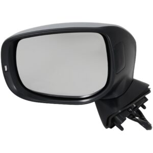Driver Side Mirror, Power Adjust, Manual Folding, Heated, Chrome, In-housing Signal Light, With memory, No Puddle Light, No Auto-Dimming, With Blind Spot Light in Housing, 4...