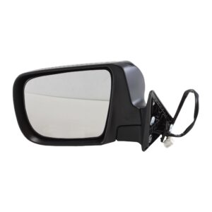 Driver Side Mirror, Power Adjust, Manual Folding, Heated, Paintable, In-housing Signal Light, No Memory, No Puddle Light, No Auto-Dimming, No Blind Spot Feature