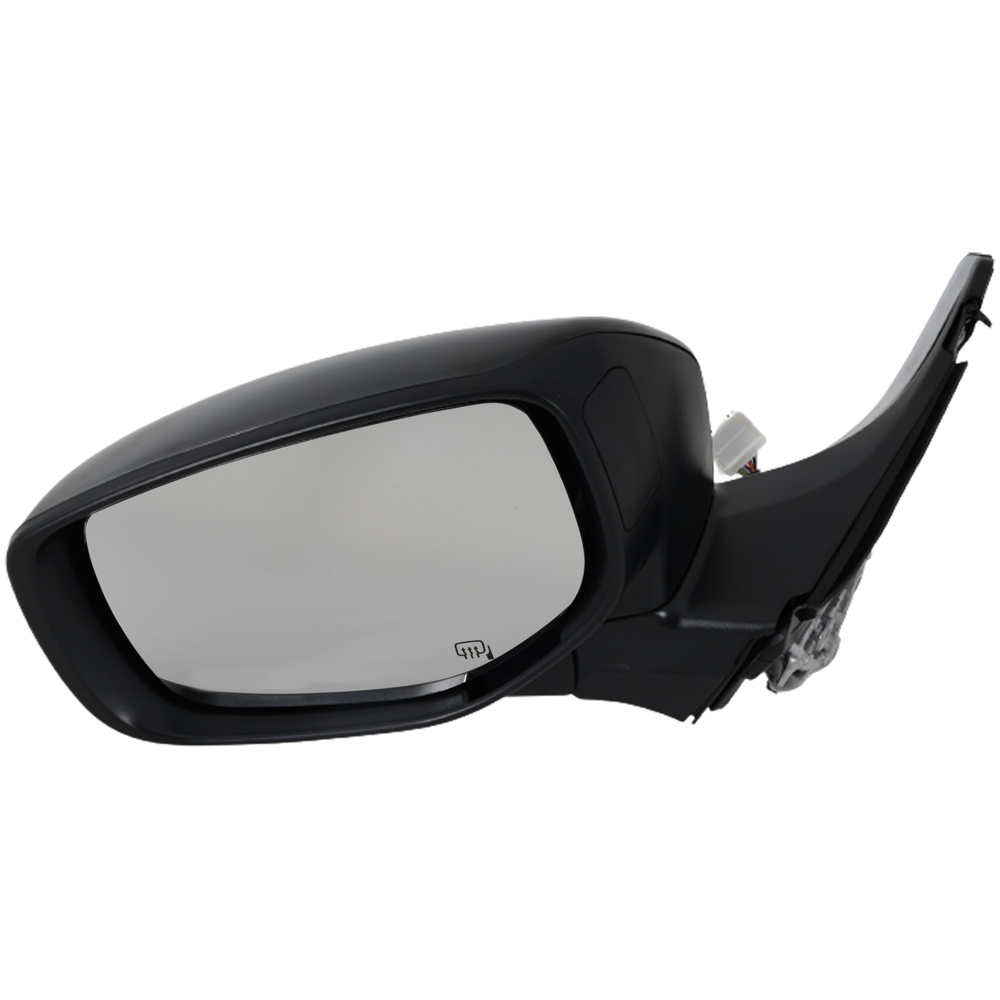 Driver Side Mirror, Power Adjust, Manual Folding, Heated, Paintable, In-housing Signal Light, No Memory, No Puddle Light, No Auto-Dimming, No Blind Spot Feature