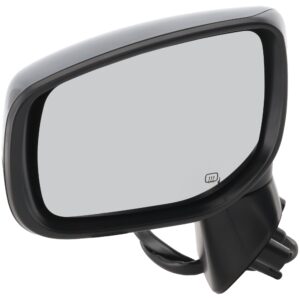 Driver Side Mirror, Power Adjust, Manual Folding, Heated, Paintable, No Signal Light, No Memory, No Puddle Light, No Auto-Dimming, No Blind Spot Feature