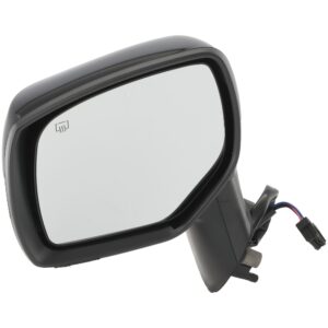 Driver Side Mirror, Power Adjust, Manual Folding, Heated, Paintable, No Signal Light, No Memory, No Puddle Light, No Auto-Dimming, No Blind Spot Feature