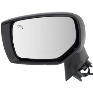 Driver Side Mirror, Power Adjust, Manual Folding, Heated, Paintable, No Signal Light, No Memory, No Puddle Light, No Auto-Dimming, No Blind Spot Feature