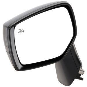Driver Side Mirror, Power Adjust, Manual Folding, Heated, Paintable, No Signal Light, No Memory, No Puddle Light, No Auto-Dimming, No Blind Spot Feature