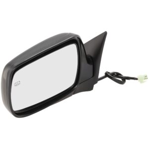 Driver Side Mirror, Power Adjust, Manual Folding, Heated, Paintable, No Signal Light, No Memory, No Puddle Light, No Auto-Dimming, No Blind Spot Feature